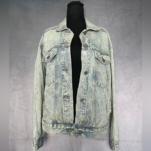 Vintage style urban outfitters BDG acid wash denim jean jacket size m/l